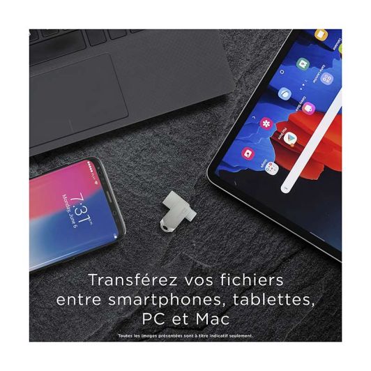 Clé USB Integral 360-C Dual 64 Go – Clé USB-C et USB-A 3.0 haute vitesse