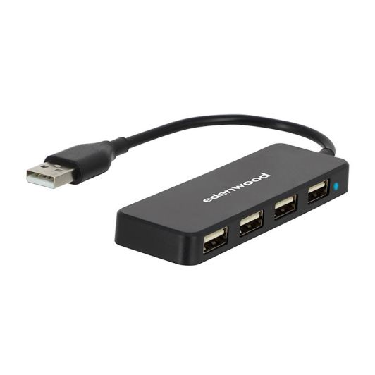 HUB USB-A 4 Ports Edenwood USB 2.0 – Haute Vitesse 480 Mbps