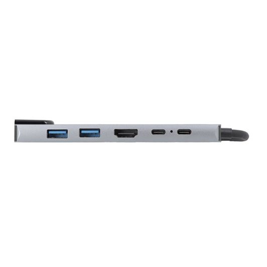 HUB USB-C Edenwood 6-en-1 avec HDMI, RJ45, USB 3.0, USB-C PD