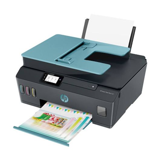 Imprimante HP Smart Tank Plus 658 multifonction à réservoir + 3 bidons couleurs et 2 bidons noirs