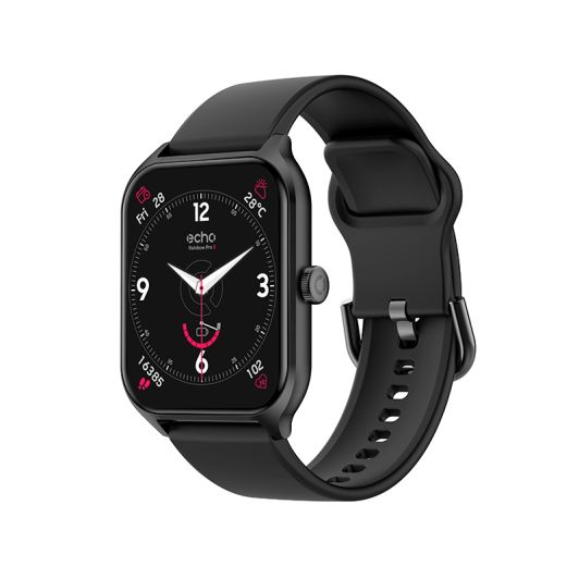Montre connectée ECHO Rainbow Pro S Noire - 2 bracelets - IA