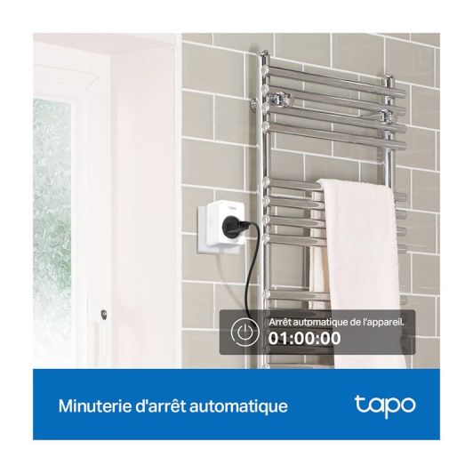 Prise connectée x2 Wifi TAPO P11 avec compteur de consommation