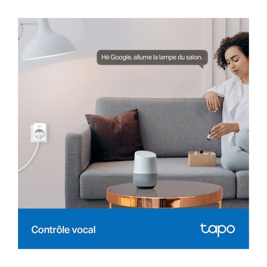 Prise connectée x2 Wifi TAPO P11 avec compteur de consommation