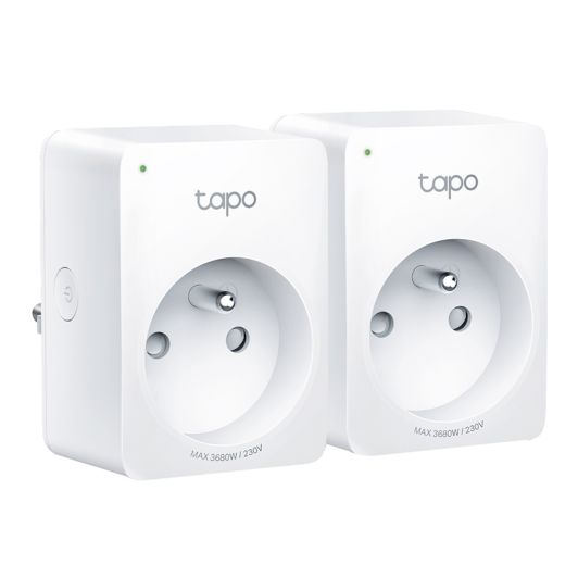 Prise connectée x2 Wifi TAPO P11 avec compteur de consommation