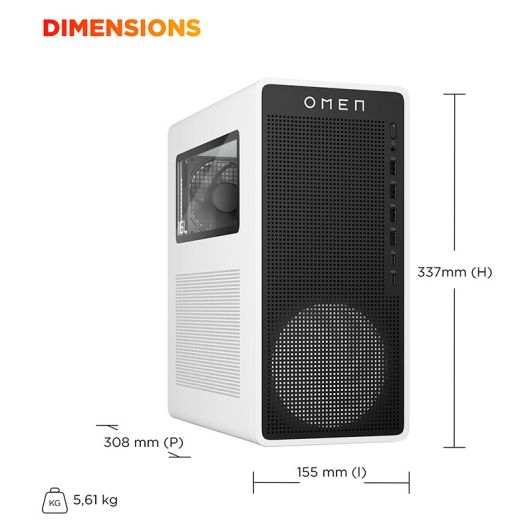 Unité centrale Gamer HP OMEN TG03-0100nf U7/32Go/1To/RTX5060ti