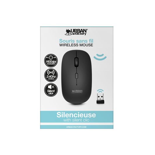 Starter pack URBAN FACTORY sacoche + souris sans fil + hub + tapis de souris + support PC