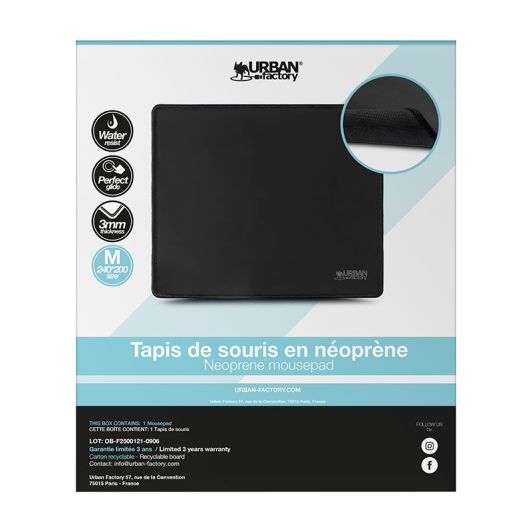 Starter pack URBAN FACTORY sacoche + souris sans fil + hub + tapis de souris + support PC