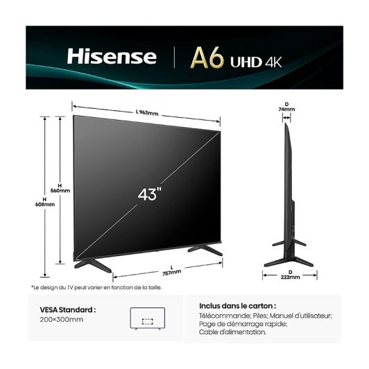 TV UHD 4K 43
