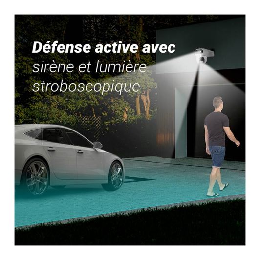 Caméra de Surveillance sur batterie EZVIZ HB90 4MP 2K+ avec Panneau Solaire