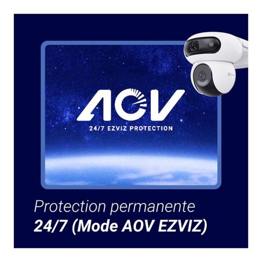 Caméra de Surveillance sur batterie EZVIZ HB90 4MP 2K+ avec Panneau Solaire