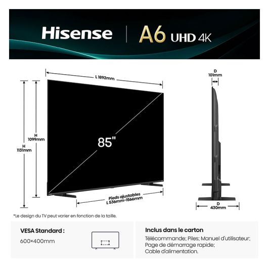 TV UHD 4K 85