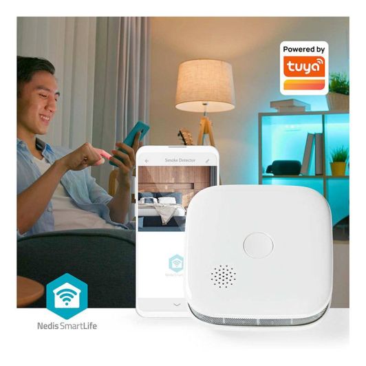 Détecteur de fumée connecté wifi NEDIS