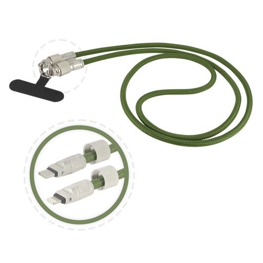 CORDON + CABLE DE CHARGE USB C LIGHTNING 1M20