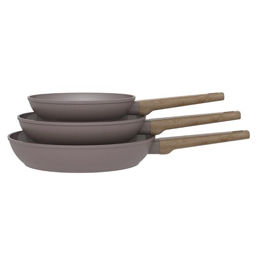 Lot de 3 poêles ARTHUR MARTIN alu forgé céramique