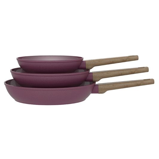 Lot de 3 poêles ARTHUR MARTIN alu forgé céramique