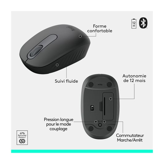 Clavier + souris sans fil MK250 Compact Bluetooth Wireless Combo
