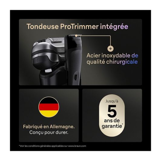 Rasoir grille BRAUN Series 9 PRO+ 9610s