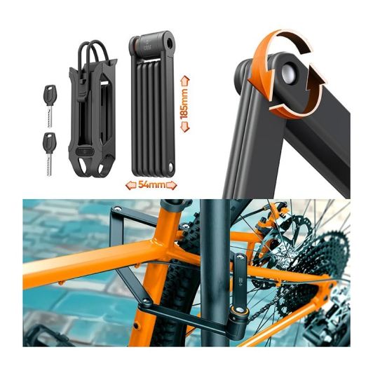 Antivol pliant CASR avec support vélo et trottinette