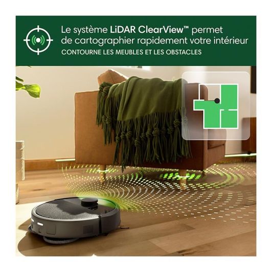 Aspirateur robot IROBOT ROOMBA PLUS 406 COMBO + AUTO WASH DOCK