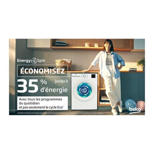 Lave-linge hublot 8 kg BEKO BM0WU38211