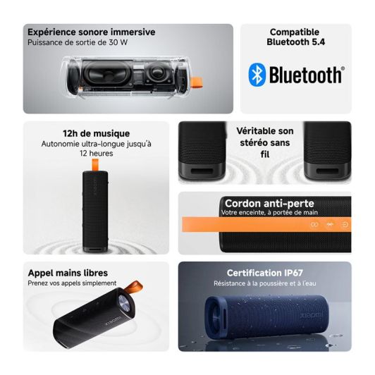 Enceinte XIAOMI S29D Outdoor 30W Noir