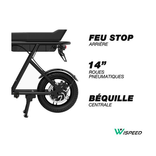Draisienne WISPEED Wimob noire