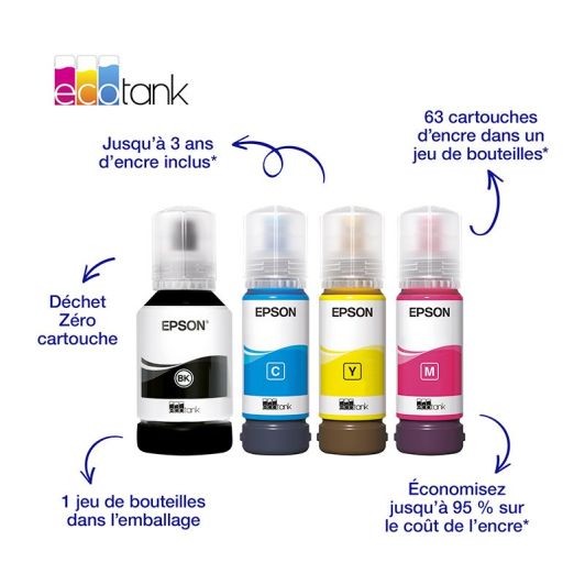 Imprimante EPSON EcoTank ET-2951 multifonction à réservoir