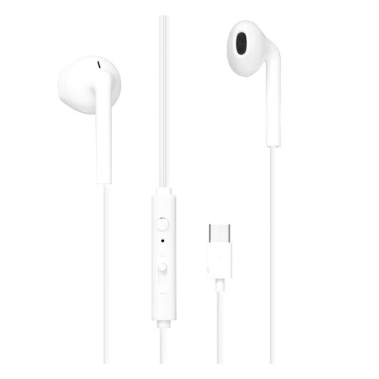 Ecouteurs filaires TNB USB C Blancs