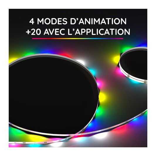 Ruban LED R-MUSIC RGB 3m connecté