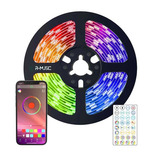 Ruban LED R-MUSIC RGB 3m connecté