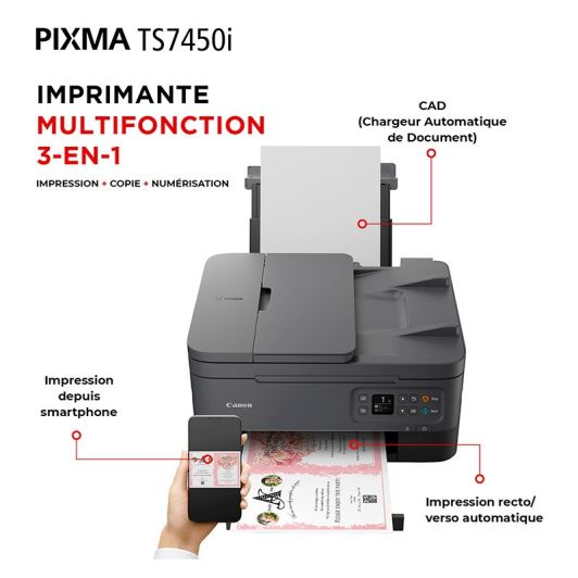 Imprimante CANON TS7450i multifonction