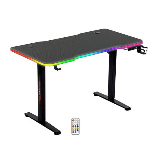 Bureau gaming AMSTRAD LED motorisé