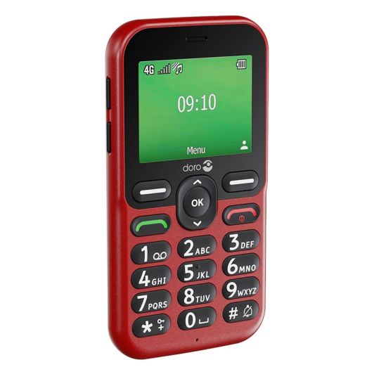 Mobile DORO Leva E10s 4G Rouge Sénior