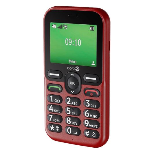 Mobile DORO Leva E10s 4G Rouge Sénior