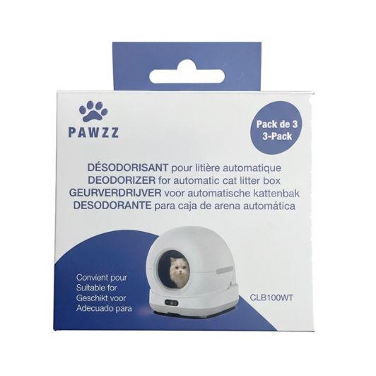 Pack x3 tablette désodorisante pour litière PAWZZ