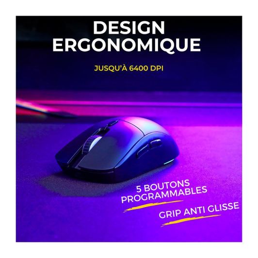 Pack gaming THE G-LAB COMBO ELECTRON 4en1 clavier et souris sans fil