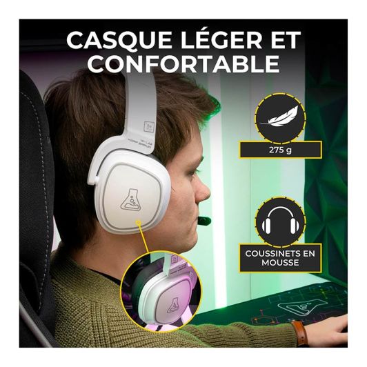 Casque gaming THE G-LAB Radium + support