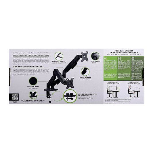 Support moniteur TNB 2 ECRANS MECANIQUE