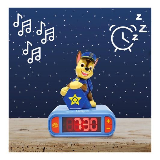 Réveil enfant LEXIBOOK Veilleuse Chase