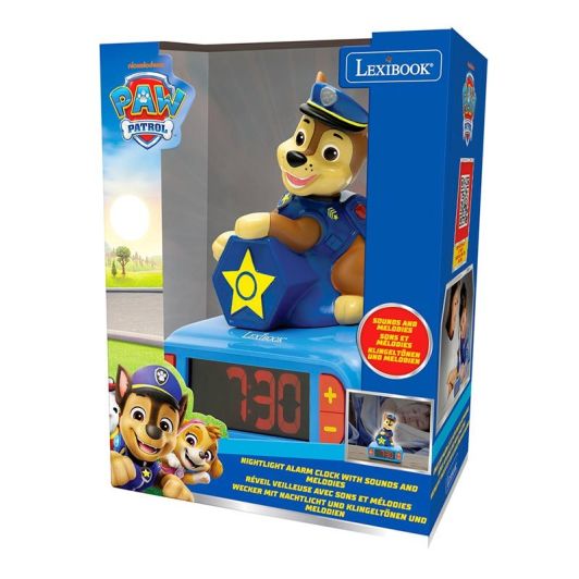 Réveil enfant LEXIBOOK Veilleuse Chase