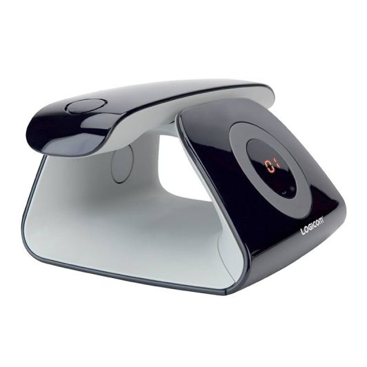 Téléphone sans fil avec répondeur LOGICOM RETRO 2 Noir 