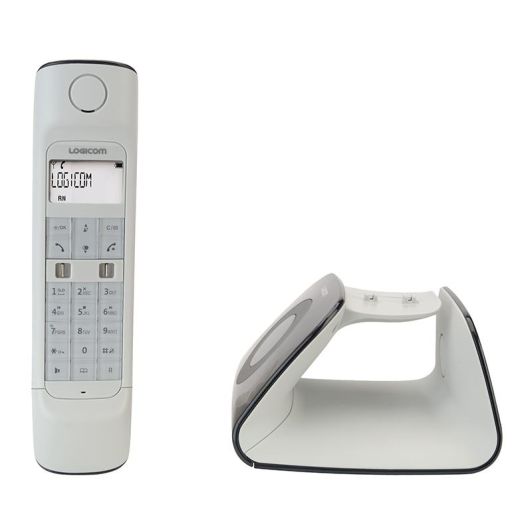 Téléphone sans fil avec répondeur LOGICOM RETRO 2 Noir 