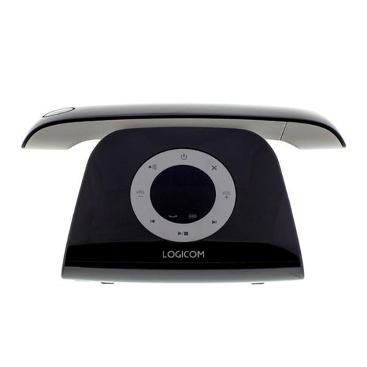 Téléphone sans fil avec répondeur LOGICOM RETRO 2 Noir 