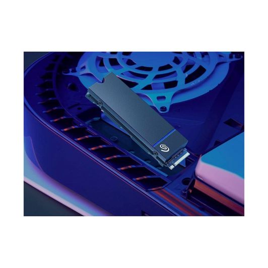 Disque dur SSD interne SEAGATE PS5 2TO M.2 NVMe 1,4 PCIe jusqu'à 7 300 Mo/s avec dissipateur de Chaleur