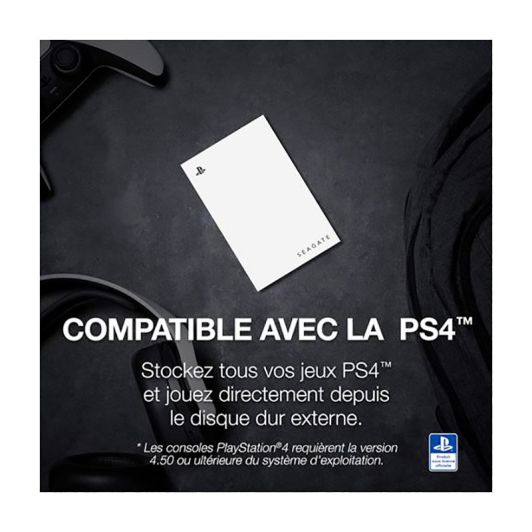 Disque Dur SEAGATE Game drive pour PS5 2To OFFICIEL