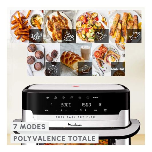 Friteuse sans huile MOULINEX 9L flex - EX922DF0