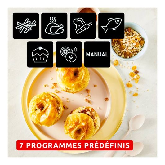 Friteuse sans huile MOULINEX double bac 10,5L - EZ942AF0