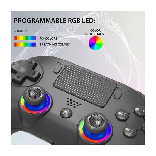 Manette PS5 SUBSONIC sans fil noire