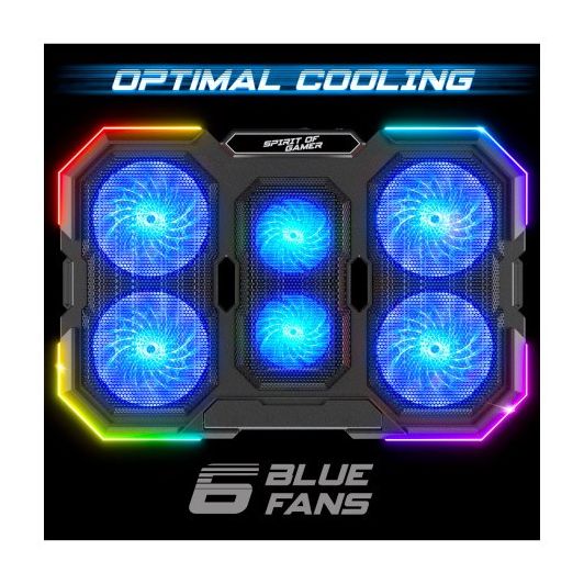 Support de refroidissement pour ordinateur SPIRIT OF GAMER Airblade 700 jusqu'à 17.6