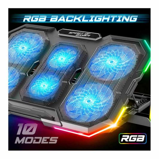 Support de refroidissement pour ordinateur SPIRIT OF GAMER Airblade 700 jusqu'à 17.6